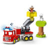 LEGO DUPLO Town Autopompa, Camion con Luci e Sirena, Pompiere e Gatto, Gioco educativo - LEGO
