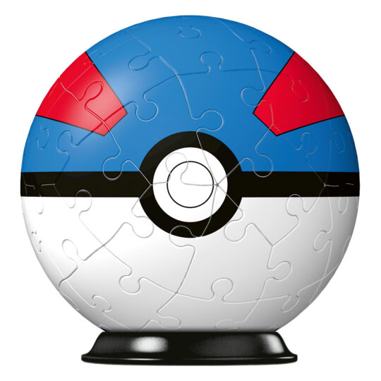 Puzzle 3D Megaball Pokémon, 54 pezzi - Pokémon, Ravensburger