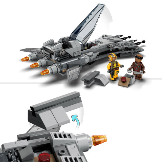 LEGO Star Wars 75346 Pirata Snub Fighter, da The Mandalorian Stagione 3, Modellino di Starfighter - LEGO, Star Wars