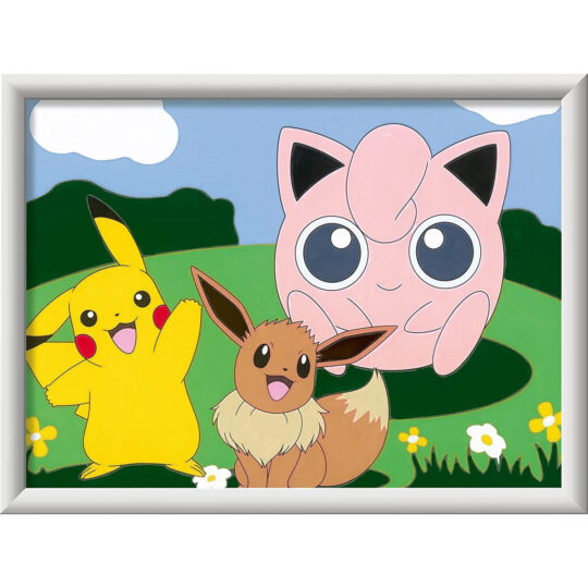 Creart Pokémon Classics, Serie D, Kit per dipingere con i numeri - Creart, Pokémon