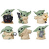 Action figure Grogu Baby Yoda collezionabile assortito, 5,5 cm - Star Wars