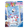 Creart Frozen: Cheerful Olaf, Serie E, Kit per dipingere con i numeri - Creart, Disney