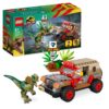 LEGO Jurassic Park 76958 L’Agguato Del Dilofosauro, con Jeep, Collezione 30° Anniversario - Jurassic World, LEGO