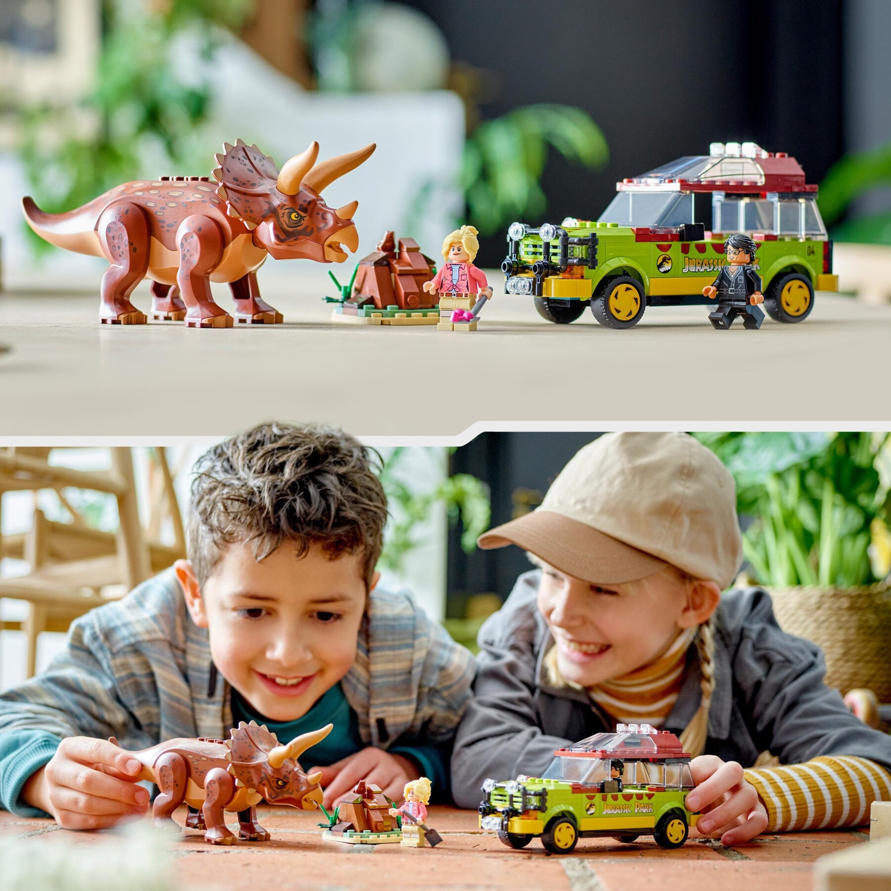 LEGO Jurassic Park 76959 La Ricerca Del Triceratopo, Collezione 30° Anniversario - Jurassic World, LEGO