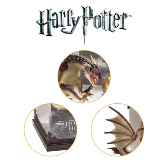 Statuetta Ungaro Spinato con teca, Creature Magiche - Harry Potter