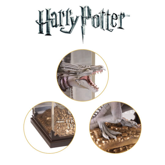 Statuetta Panciasquamato Ucraino con teca, Creature Magiche - Harry Potter