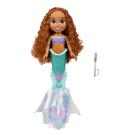 Bambola Ariel sirena con occhi scintillanti, 38 cm, dal film La Sirenetta - Disney
