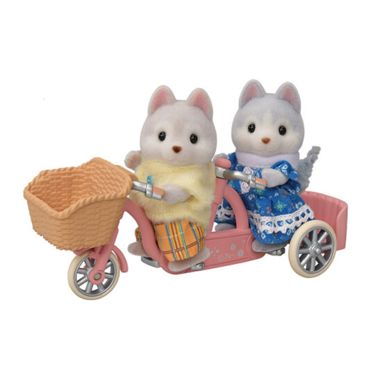 Tandem Con Sorella E Fratello Husky Sylvanian Families - Sylvanian Families