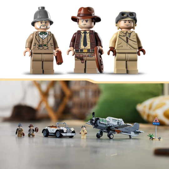 LEGO Indiana Jones 77012 L'Inseguimento dell'Aereo a Elica, dal film l'Ultima Crociata - LEGO