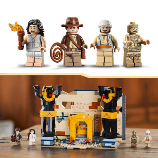 LEGO Indiana Jones 77013 Fuga dalla Tomba Perduta, dal film I Predatori dell'Arca Perduta - LEGO