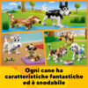 LEGO Creator 31137 Adorabili Cagnolini, Set 3 in 1 con Bassotto, Carlino e Barboncino - LEGO