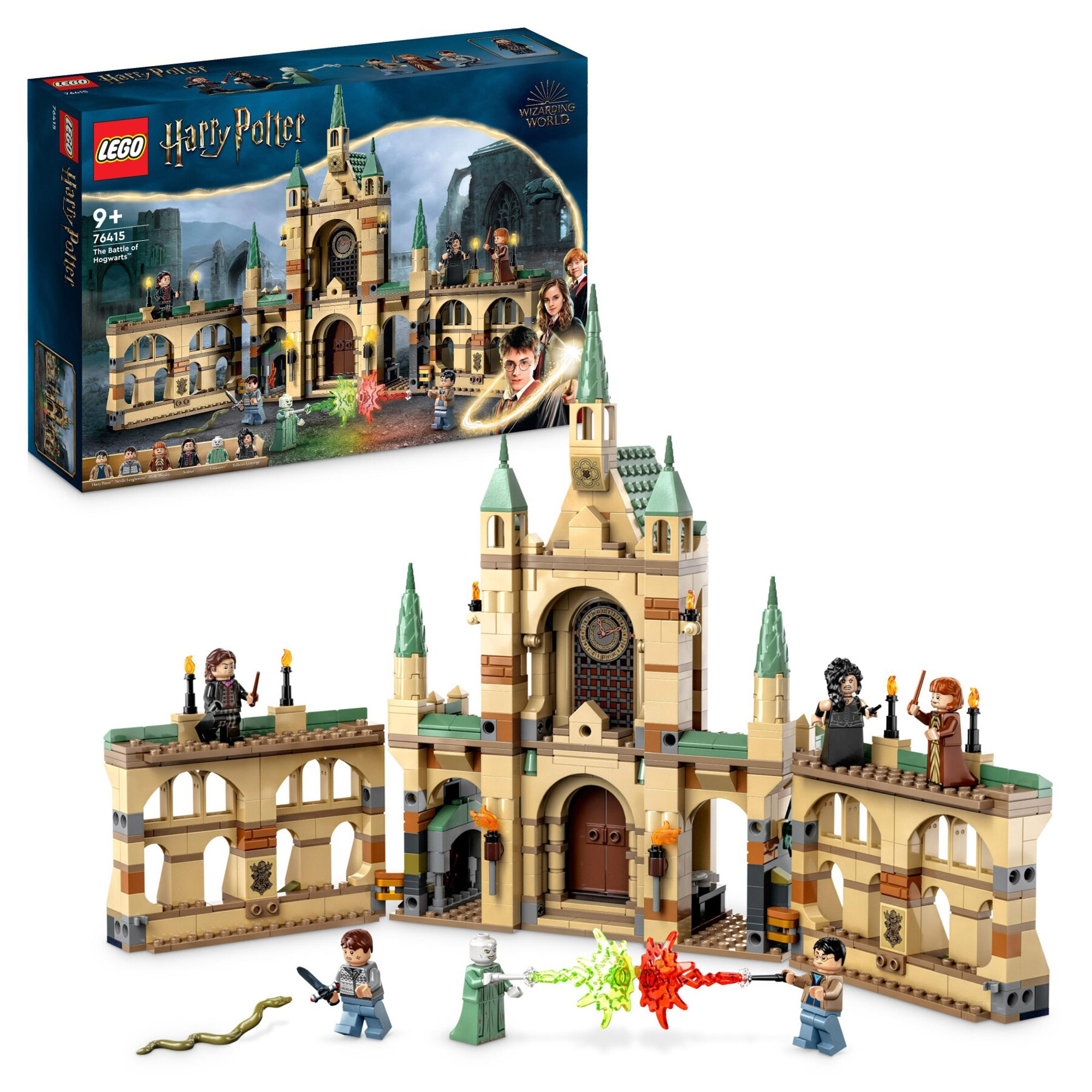 LEGO Harry Potter 76415 La battaglia di Hogwarts, castello con minifigures - Harry Potter, LEGO