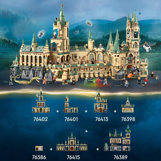 LEGO Harry Potter 76415 La battaglia di Hogwarts, castello con minifigures - Harry Potter, LEGO