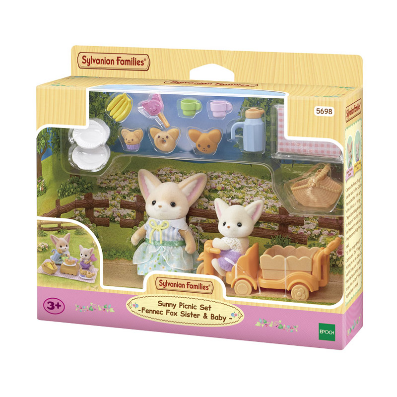 Set Picnic Al Sole, Sorella E Bebè Volpe Fennec Sylvanian Families - Sylvanian Families