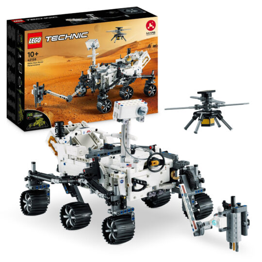 LEGO TECHNIC 42158 NASA Mars Rover Perseverance, Set spaziale con esperienza app realtà aumentata - LEGO