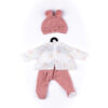 Completo rosa orsetto con camicetta, pantalone e cappellino per My FAO Doll 40 cm - FAO Schwarz