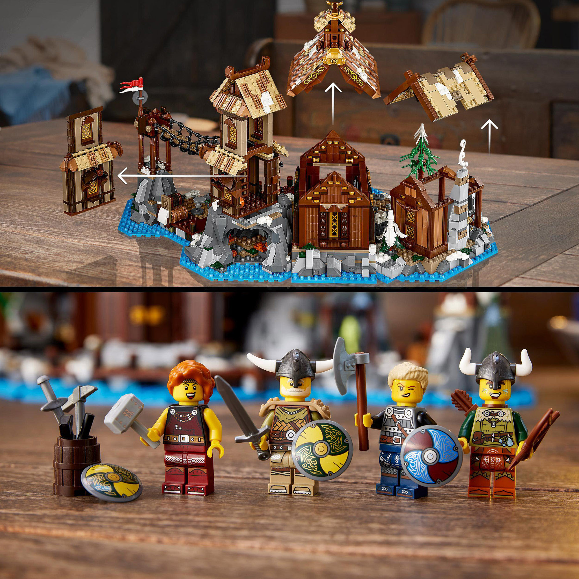 LEGO Ideas 21343 Villaggio Vichingo, Kit Modellismo per Adulti da