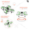 Mini Drone Acrobatico Glow Up Stunt Drone RC con Luci LED Sharper Image - Sharper Image