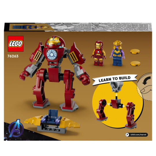 LEGO Marvel 76263 Iron Man Hulkbuster Vs. Thanos con Aereo e 2 Minifigure - LEGO, Marvel