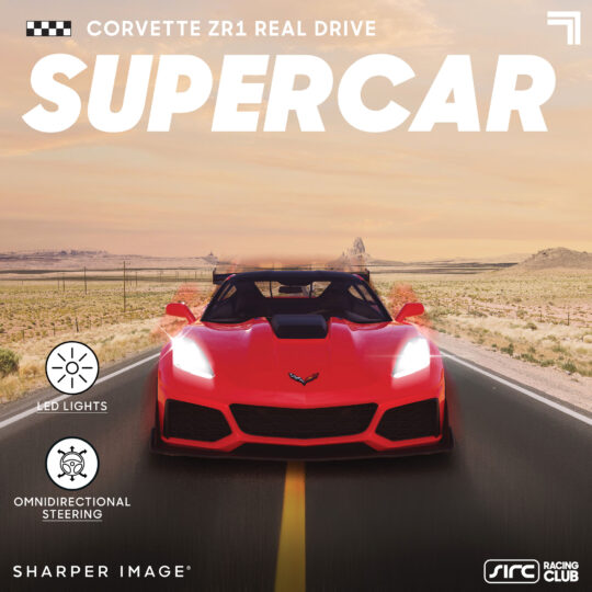 Auto RC Chevrolet Corvette ZR1 Real Drive con Giroscopio Sharper Image - Sharper Image