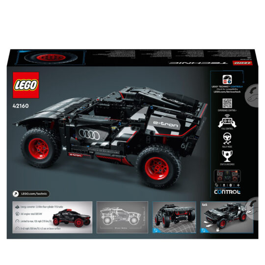 LEGO Technic 42160 Audi Rs Q E-Tron, Macchina Telecomandata Da Rally con App Control+ - LEGO