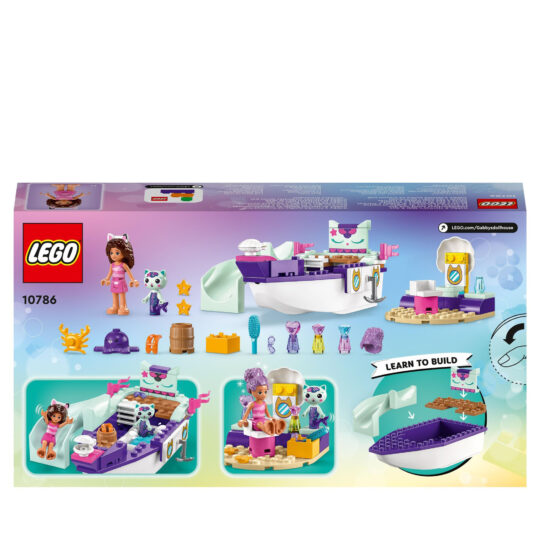 LEGO La Casa Delle Bambole Di Gabby 10786 La Nave del Benessere di Gabby e Siregatta - Gabby's Dollhouse, LEGO