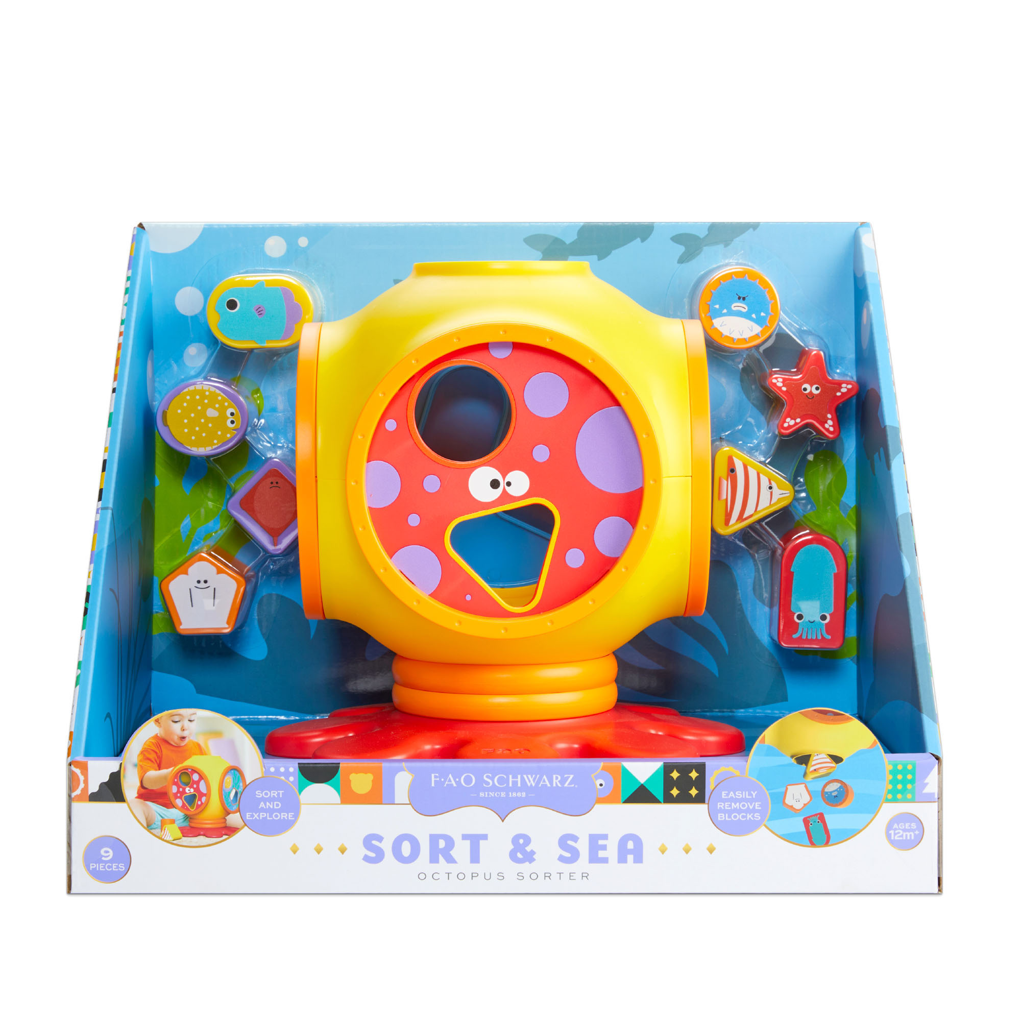 Gioco educativo  Sort & Sea Octopus Sorter - FAO Schwarz