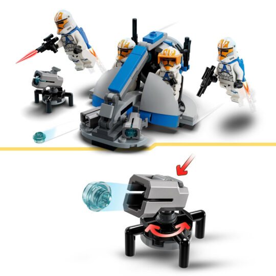 LEGO Star Wars 75359 Battle Pack Clone Trooper della 332A Compagnia di Ahsoka con veicolo e minifigure - LEGO, Star Wars
