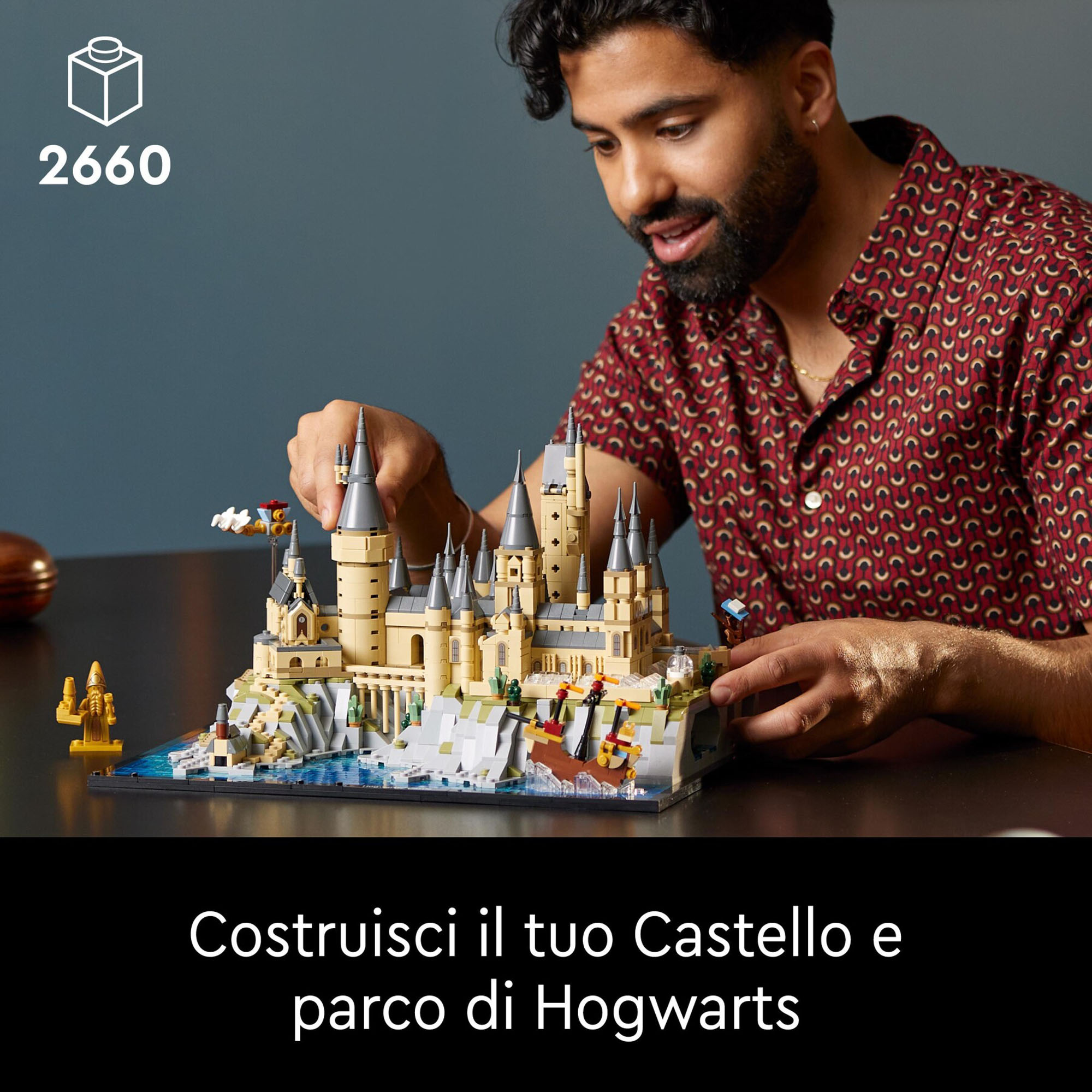 LEGO Harry Potter 76419 Castello e Parco di Hogwarts con Torre dell'Astronomia, Sala Grande e Camera dei Segreti - Harry Potter, LEGO