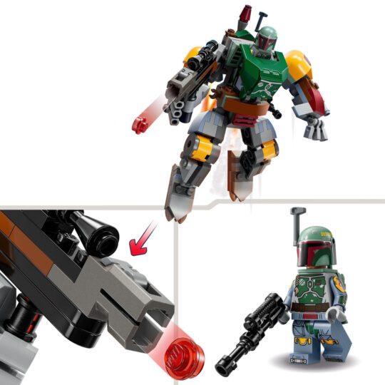 LEGO Star Wars 75369 Mech Di Boba Fett con Blaster e Jetpack, da Collezione - LEGO, Star Wars