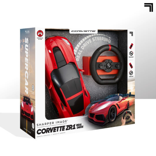 Auto RC Chevrolet Corvette ZR1 Real Drive con Giroscopio Sharper Image - Sharper Image