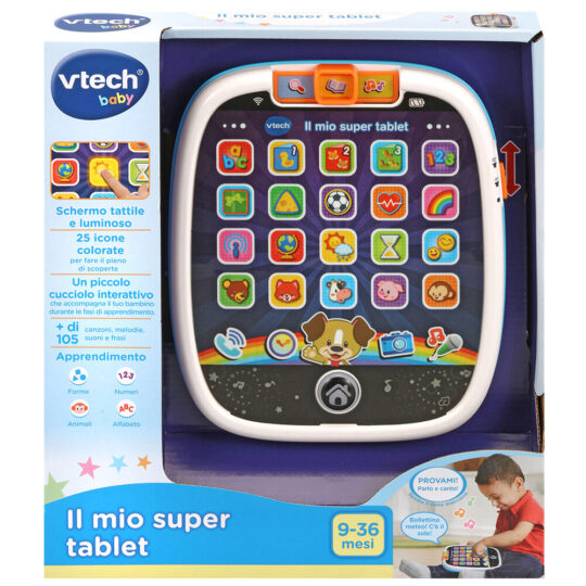 Il mio Super Tablet, tattile e luminoso per i più piccoli - VTech