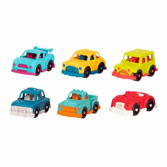 Happy Cruisers - 6 Mini Vehicles - B. Toys
