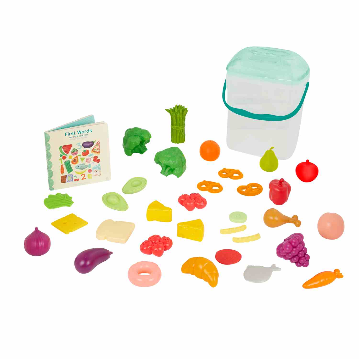Food Bucket With Book - B. Toys