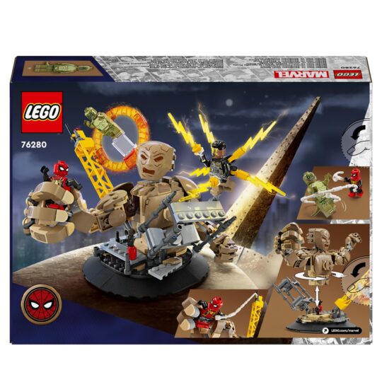 Lego Marvel 76280 Spider-Man Vs. Uomo Sabbia: Battaglia Finale Con Minifigure Dei Cattivi - LEGO