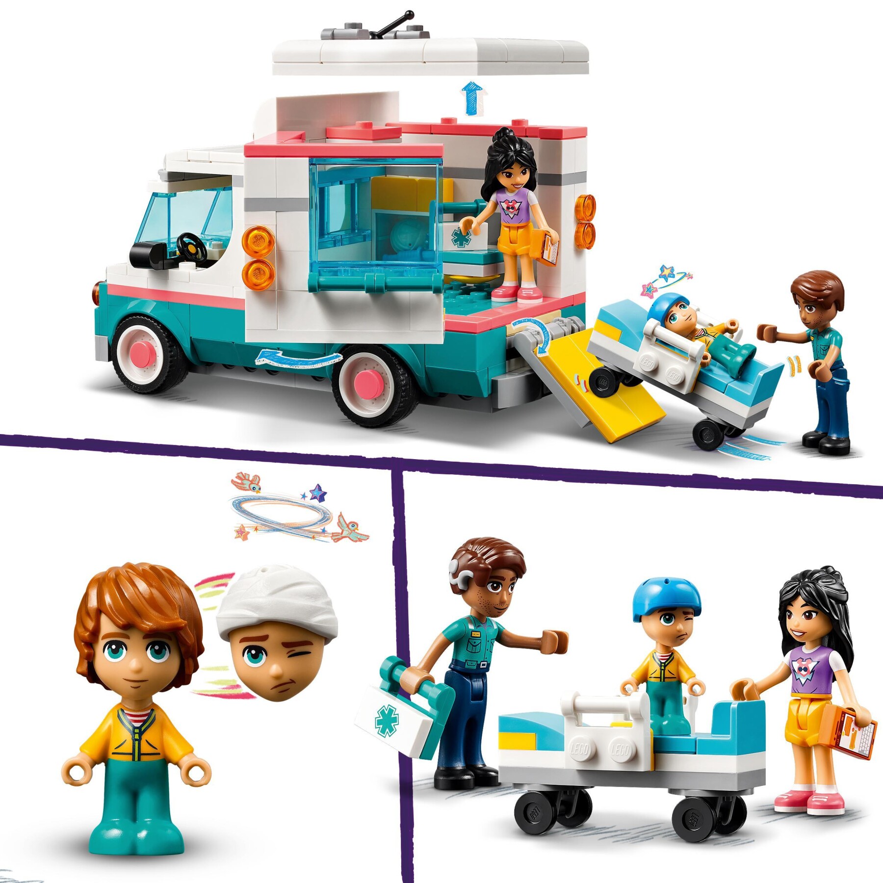 Lego Friends 42613 Ambulanza Dell’Ospedale Di Heartlake City - LEGO