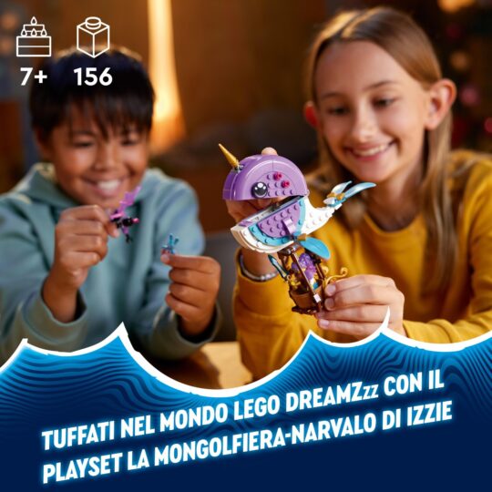 Lego Dreamzzz 71472 La Mongolfiera-Narvalo Di Izzie - LEGO