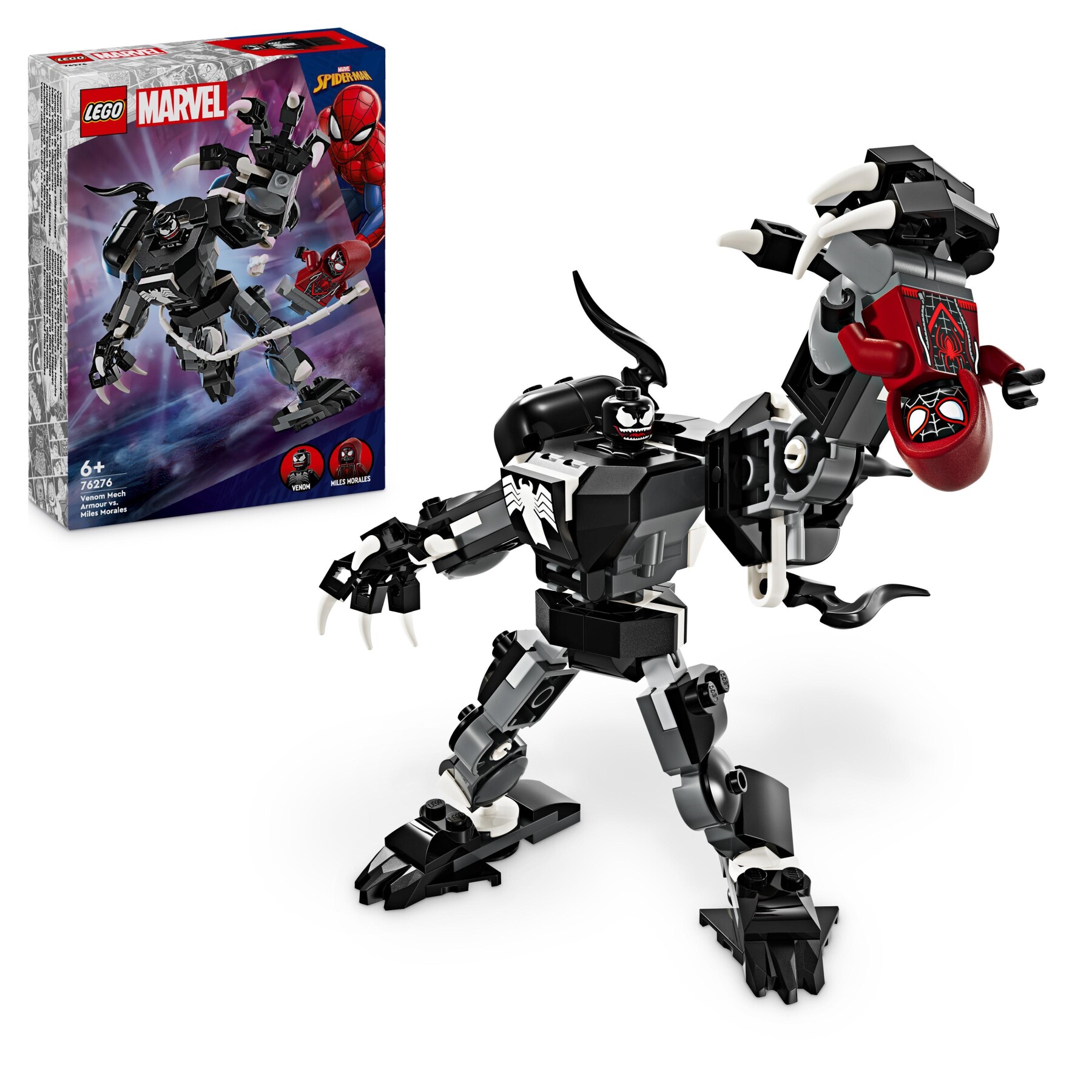 Lego Marvel 76276 Mech Di Venom Vs. Miles Morales - LEGO