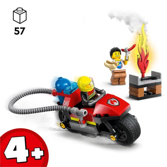 Lego City 60410 Motocicletta Dei Pompieri Da Soccorso - LEGO