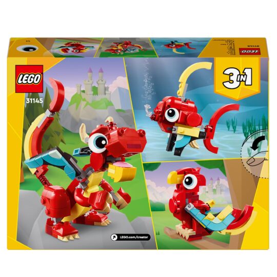 Lego Creator 31145 3In1 Drago Rosso - LEGO