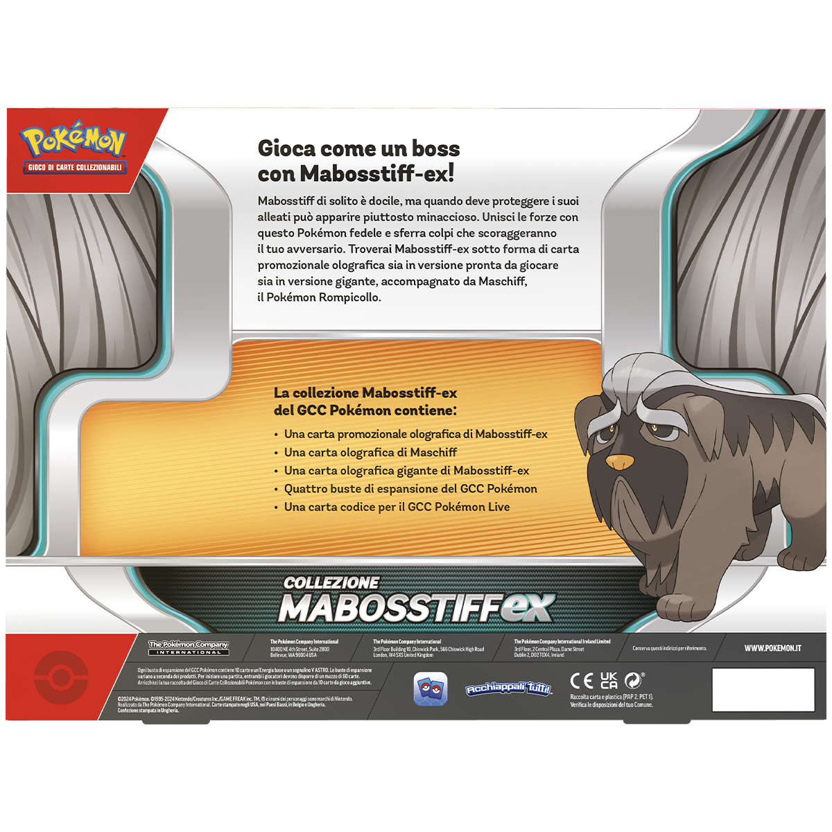 Pokémon Collezione Mabosstiff-EX - Pokémon