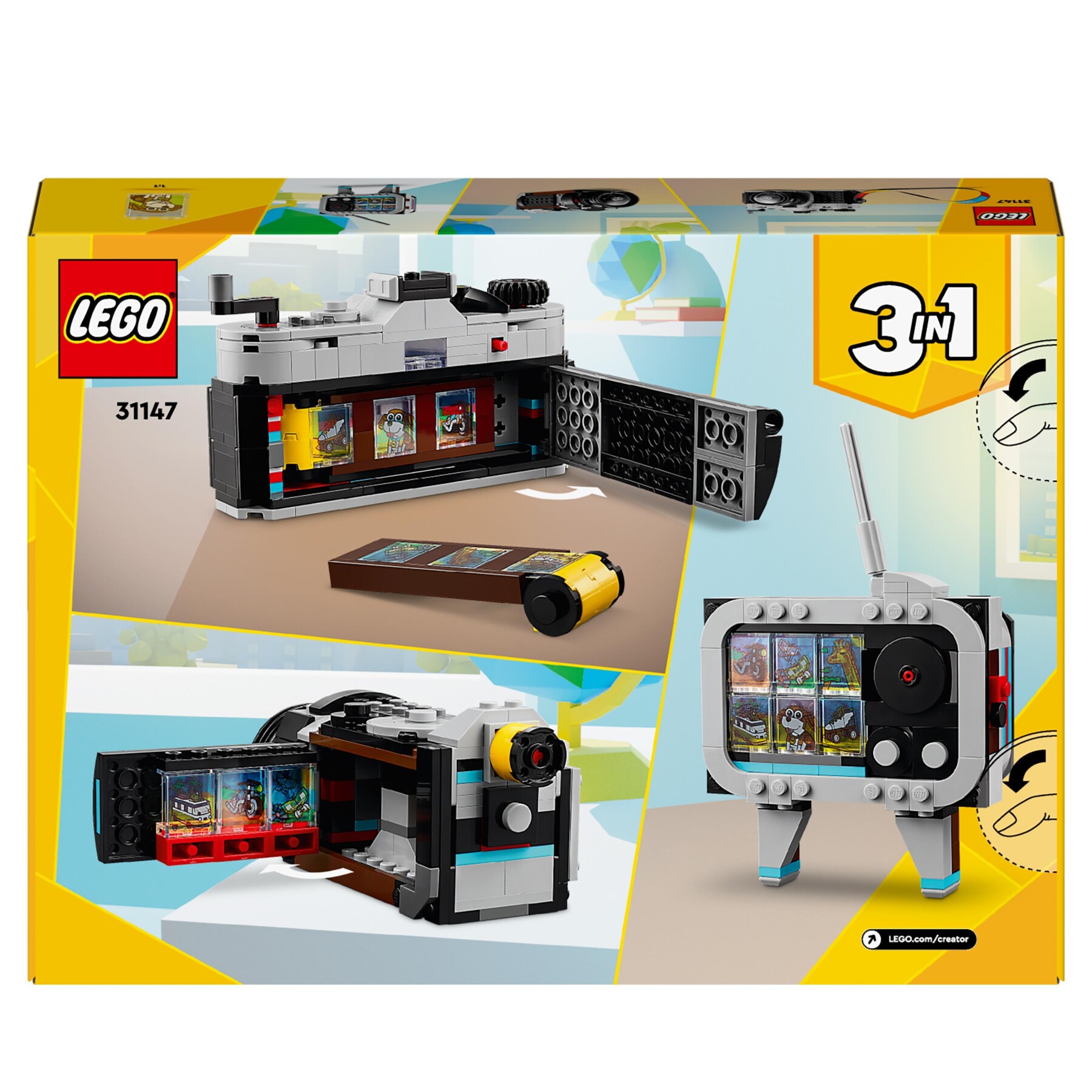 Lego Creator 31147 3In1 Fotocamera Retro - LEGO