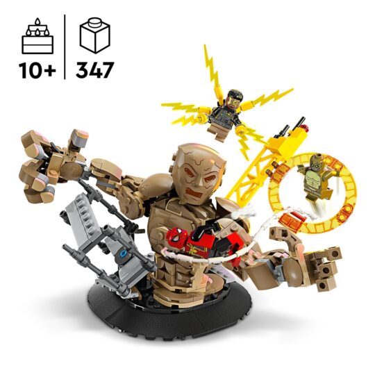 Lego Marvel 76280 Spider-Man Vs. Uomo Sabbia: Battaglia Finale Con Minifigure Dei Cattivi - LEGO