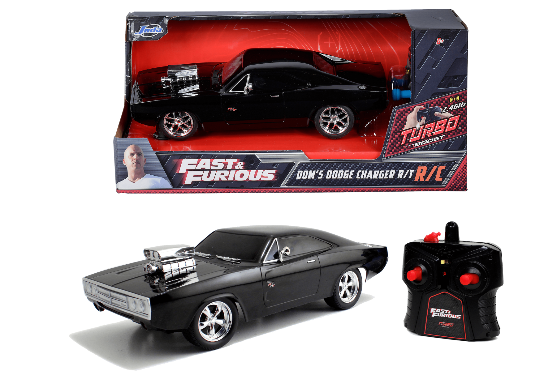 Rc Dodge Charger Del 1970, in Scala 1:24 - Fast&Furious - 
