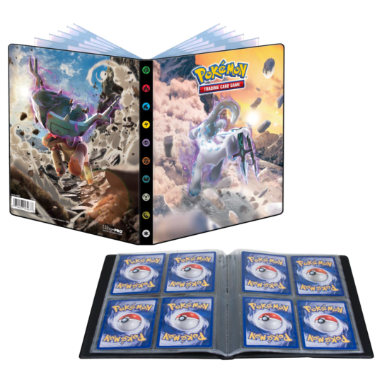 Ultra Pro Pokemon Portfolio 4 Tasche 12 Pagine Scarlatto E Violetto Evoluzioni A Paldea - Pokémon