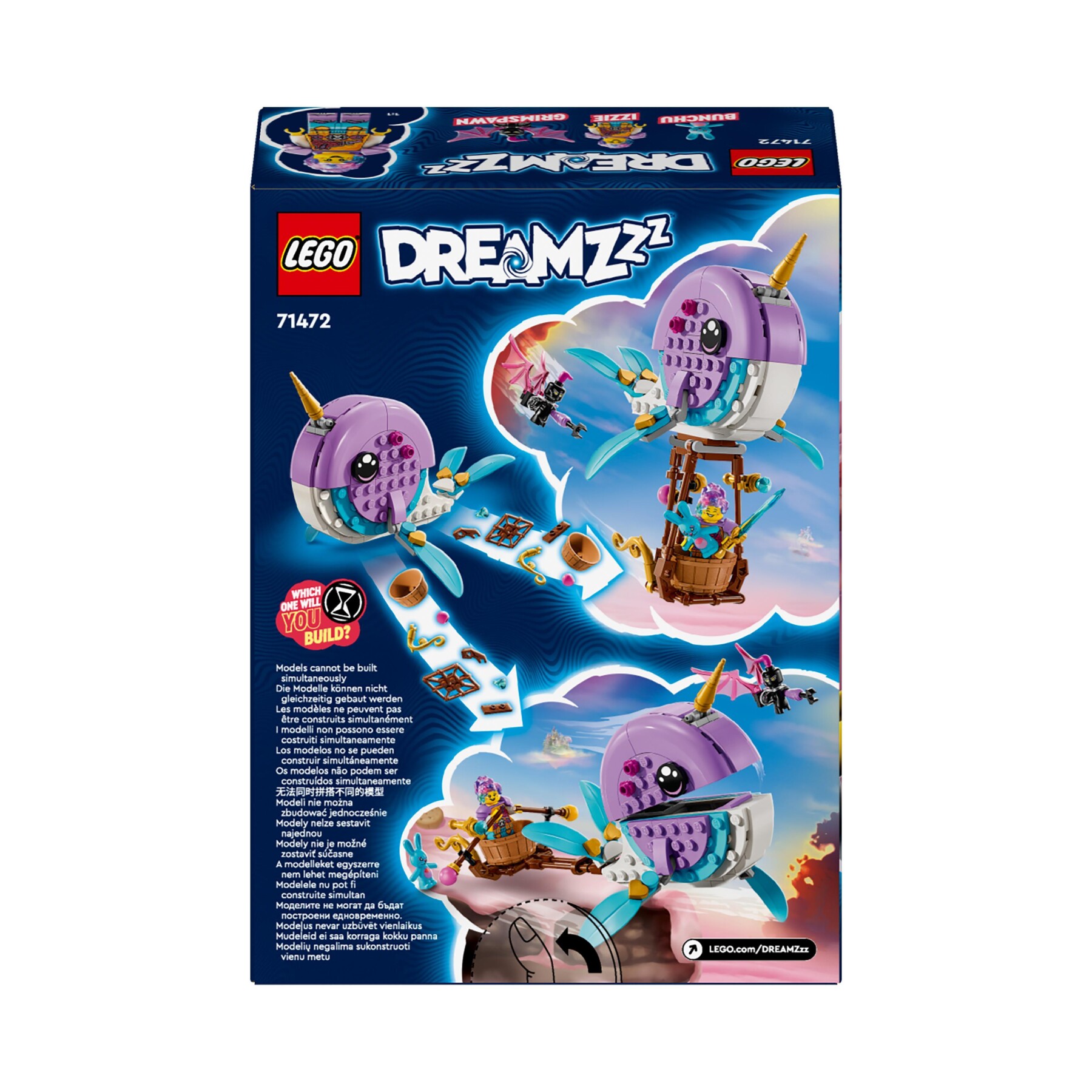 Lego Dreamzzz 71472 La Mongolfiera-Narvalo Di Izzie - LEGO