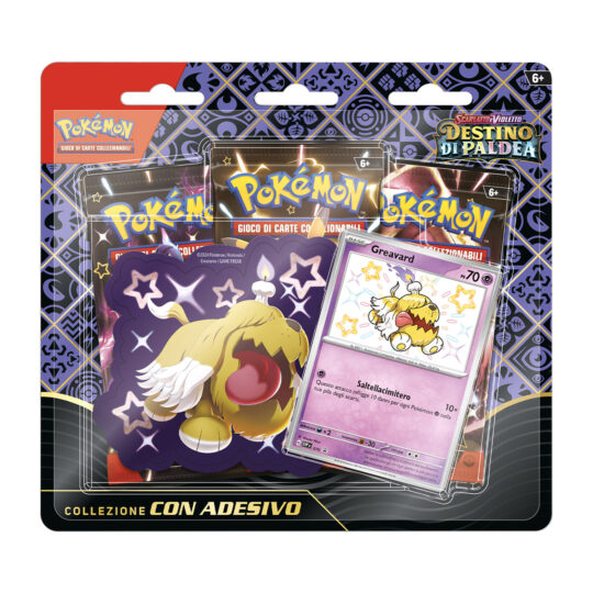 Collezione con Adesivo Pokémon Destino di Paldea assortito - Pokémon