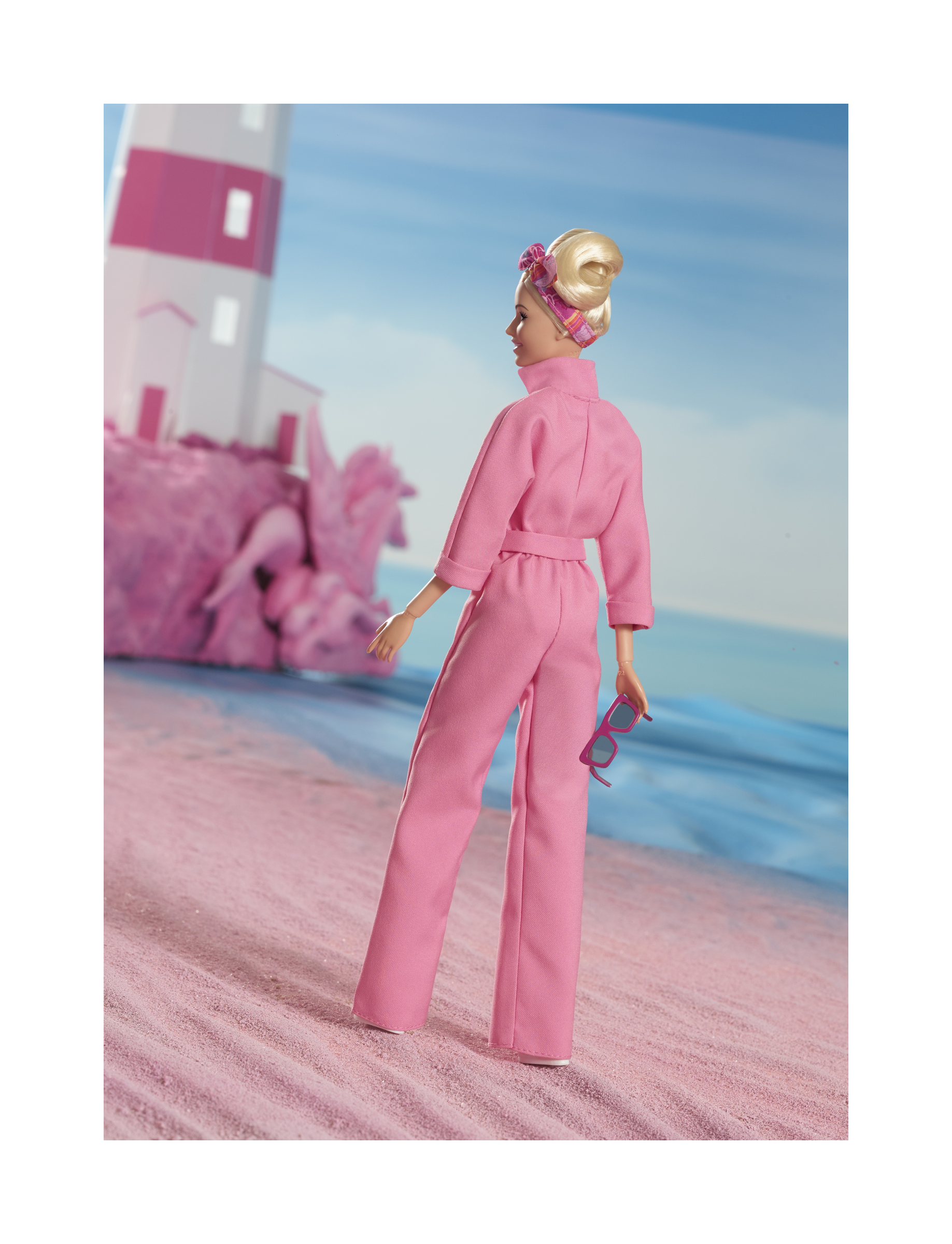 Margot Robbie Con Tuta Pink Power, Bambola Del Film Barbie Da Collezione - Barbie