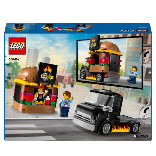 Lego City 60404 Furgone Degli Hamburger Giocattolo, - LEGO