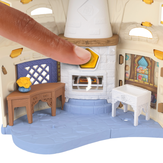 Disney Wish - Playset Portatile Casa Di Asha Di Rosas - Cottage a 2 Piani con Mini Bambola - Disney